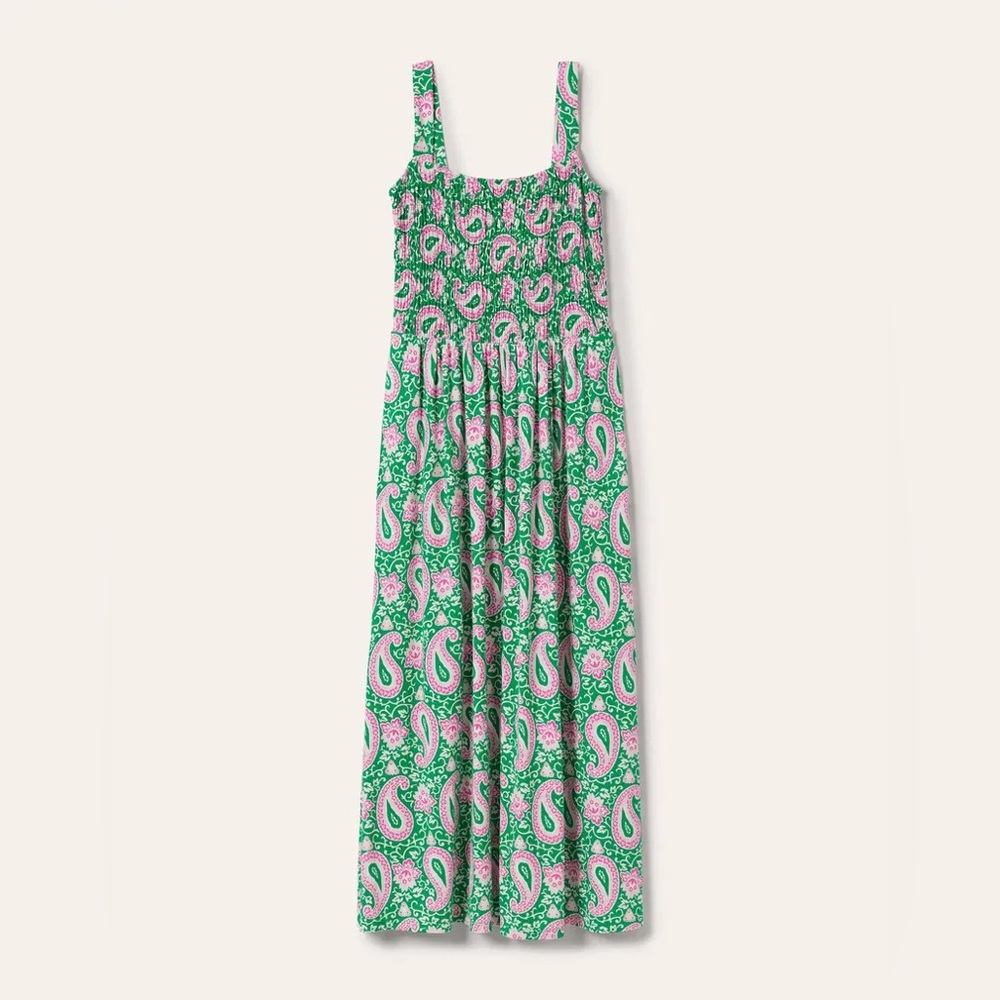 BODEN Peggy Paisley Jersey Maxi Dress Size 10 - Picture 3 of 16